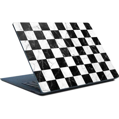 Checkered Marble Surface Laptop Skin